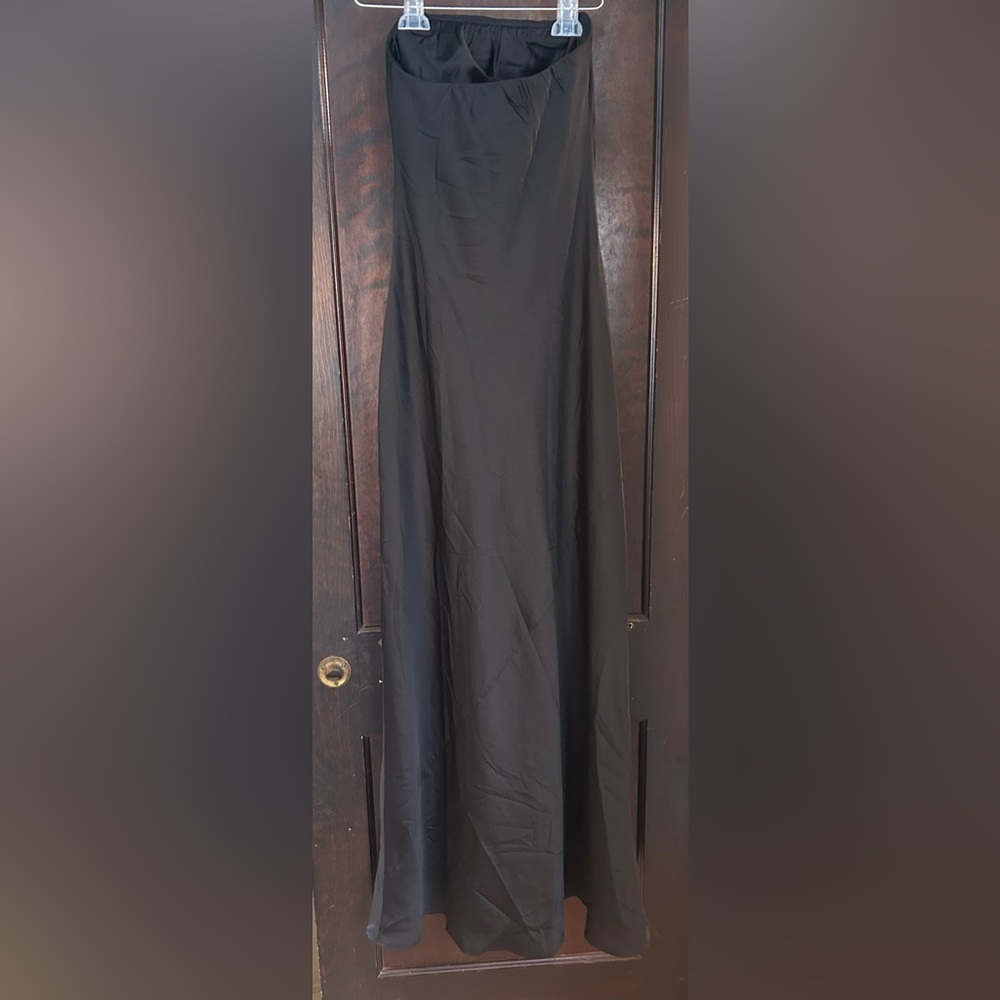 Show‎ Me Your MuMu Taylor tube maxi Black Strapless Gown - Picture 3 of 4